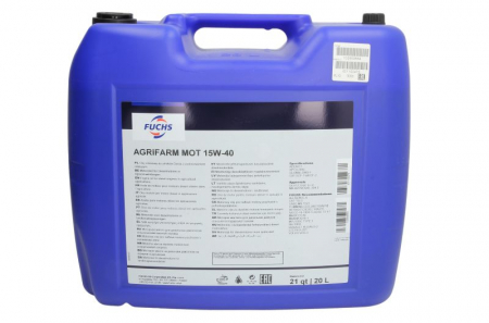 Ulei pentru agricultura - Ulei motor Fuchs Agrifarm MOT 15W40 - 20 Litri