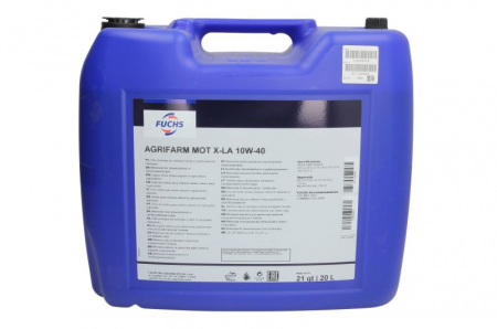 Ulei pentru agricultura - Ulei motor Fuchs Agrifarm MOT X-LA 10W40 - 20 Litri