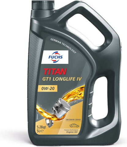 Ulei motor FUCHS - Ulei motor Fuchs Titan GT1 Longlife IV 0W20 - 5 Litri