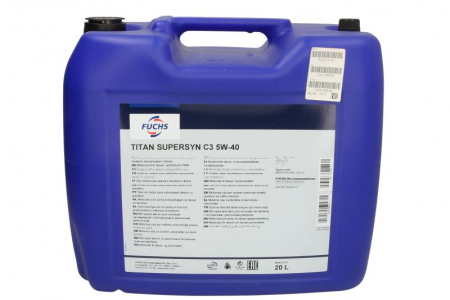 Ulei motor FUCHS - Ulei motor Fuchs Titan Supersyn C3 5W40 - 20 Litri