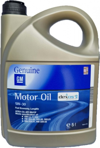 Ulei motor GM/OPEL - Ulei motor GM 5W30 Longlife - 5 Litri