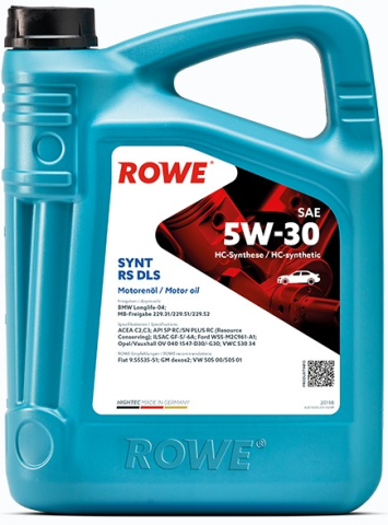 Ulei motor ROWE - Ulei motor HighTec Synt RS DLS 5W30 - 5 Litri