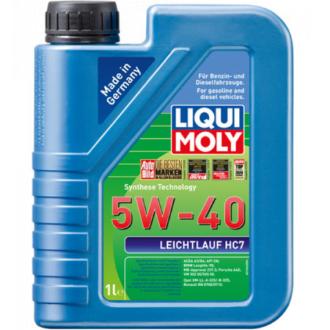 Ulei motor LIQUI MOLY - Ulei motor Liqui Moly Leichtlauf HC7 5W40 - 1 Litru