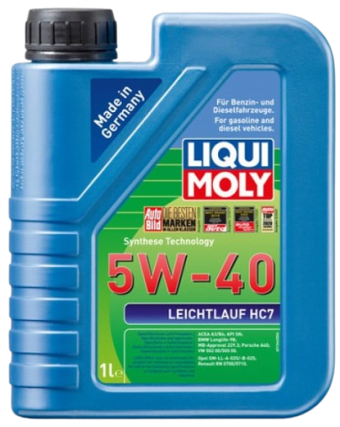 Ulei motor LIQUI MOLY - Ulei motor Liqui Moly Leichtlauf HC7 5W40 - 1 Litru