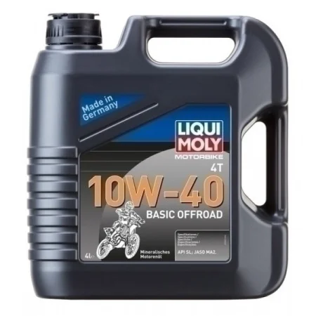 Ulei moto Liqui Moly - Ulei motor Liqui Moly Motorbike 4T 10W40 Basic Offroad - 4 Litri