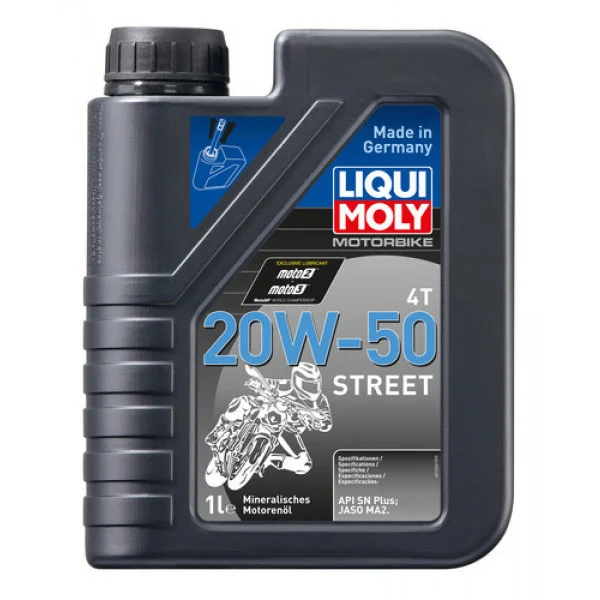 Ulei motociclete - Ulei motor Liqui Moly Motorbike 4T 20W50 Street - 1 Litru