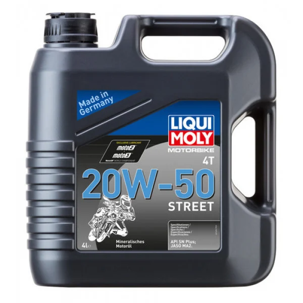 Ulei moto Liqui Moly - Ulei motor Liqui Moly Motorbike 4T 20W50 Street - 4 Litri