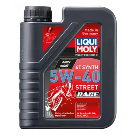 Ulei motociclete - Ulei motor Liqui Moly Motorbike 4T 5W40 Street Race - 1 Litru