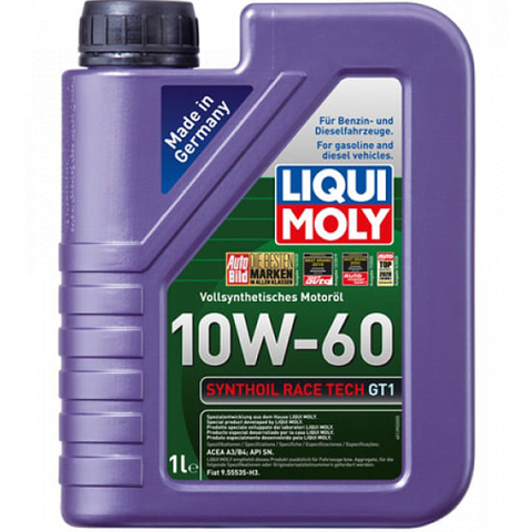 Ulei motor LIQUI MOLY - Liqui Moly Synthoil Racetech GT1 10W60 - 1 Litru