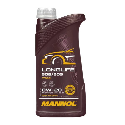 Ulei motor MANNOL - Ulei motor MANNOL LONGLIFE 508/509 0W20 - 1 Litru