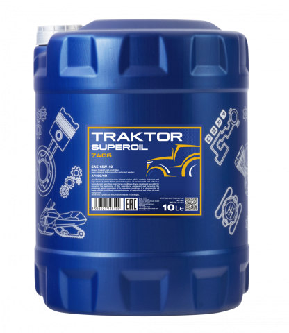 Ulei pentru agricultura - Ulei motor Mannol Traktor Superoil 15W40 - 10 Litri
