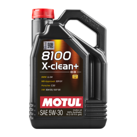 Ulei motor Motul 8100 X-Clean+ 5W30 - 5 Litri