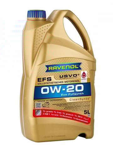 Ulei motor RAVENOL - Ulei motor Ravenol EFS USVO 0W20 - 5 Litri