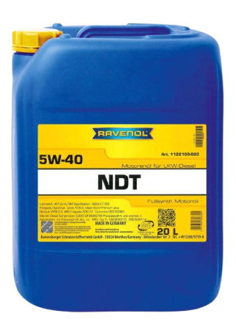 Ulei motor camion si autoutilitara - Ulei motor Ravenol NDT Nord Duty Truck SAE 5W40 - 20 Litri