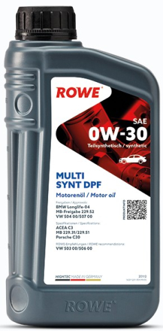 Ulei motor ROWE - Ulei motor ROWE HighTec Multi Synt DPF 0W30 - 1 Litru