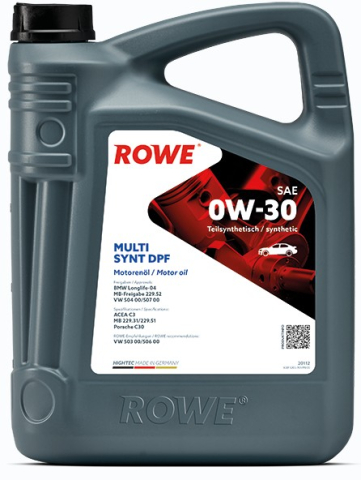 Ulei motor ROWE - Ulei motor ROWE HighTec Multi Synt DPF 0W30 - 5 Litri