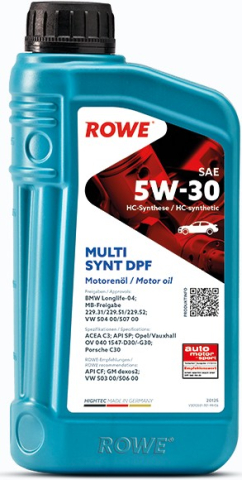 Ulei motor ROWE - Ulei motor ROWE HighTec Multi Synt DPF 5W30 - 1 Litru