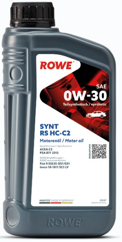 Ulei motor ROWE - Ulei motor ROWE HighTec Synt RS 0W30 HC-C2 - 1 Litru