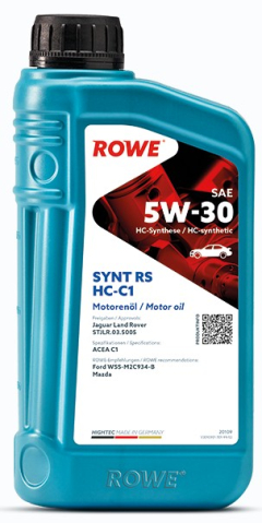 Ulei motor ROWE - ROWE HighTec Synt RS 5W30 HC-C1 – 1 Litru
