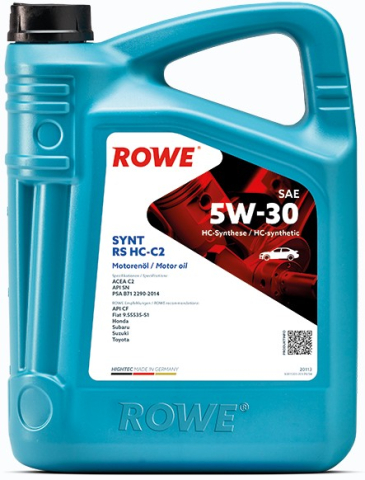 Ulei motor ROWE - Ulei motor ROWE HighTec Synt RS 5W30 HC-C2 - 5 Litri