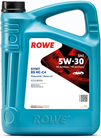 Ulei motor ROWE - Ulei motor ROWE HighTec Synt RS 5W30 HC-C4 - 5 Litri