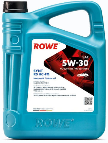 Ulei motor ROWE - Ulei motor ROWE HighTec Synt RS 5W30 HC-FO - 4 Litri