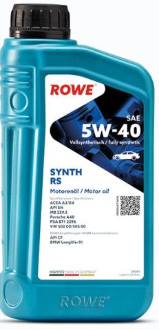 Ulei motor ROWE - Ulei motor ROWE HighTec SYNTH RS 5W40 - 1 Litru