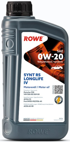 Ulei motor ROWE - Ulei motor ROWE HighTec Synth RS Longlife IV 0W20 - 1 Litru