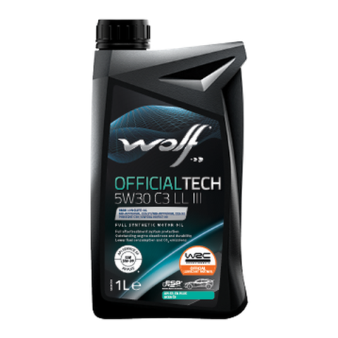 Ulei motor WOLF - Ulei motor Wolf Officialtech 5W30 C3 LL III - 1 Litru