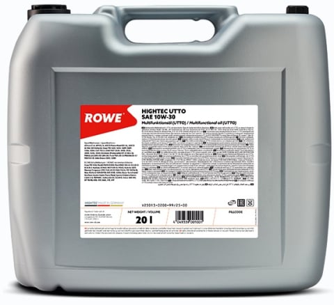 CANISTRE - Ulei multifunctional ROWE HighTec UTTO 10W30 - 20 Litri
