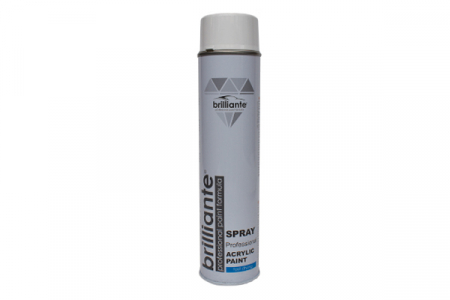 ACCESORII - Vopsea Spray Acrilica Alb Clasic Lucios (Ral 9003) 600 Ml Brilliante