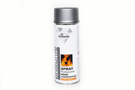 VOPSEA SPRAY - Vopsea Spray Temperaturi Inalte (Argintiu) 400Ml Brilliante
