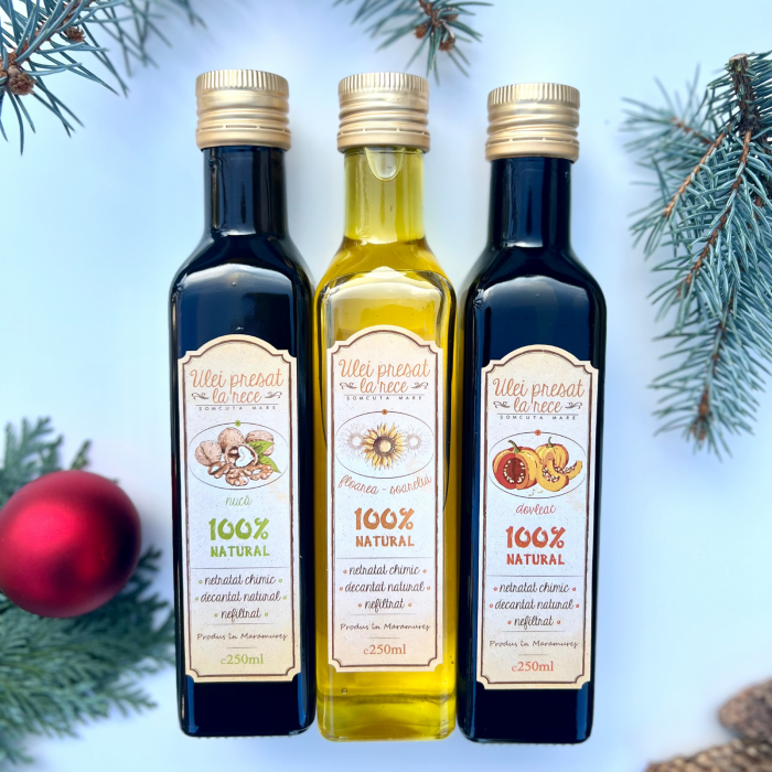 Cadouri de Crăciun cu Uleiuri Presate la Rece – 100% Naturale | Ulei Șomcuta [2]