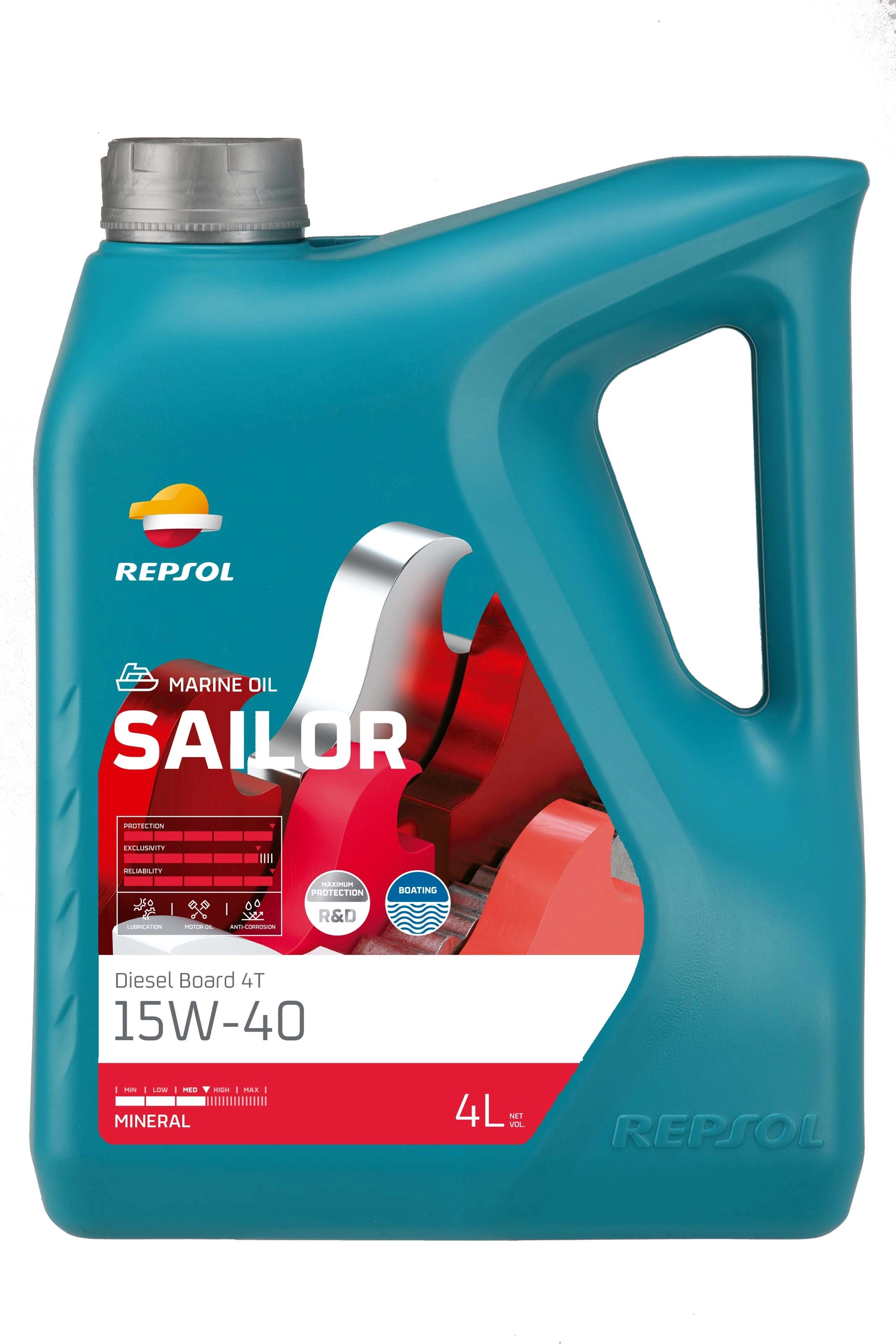 Uleiuri Motor Ambarcațiuni - Repsol Nautico Diesel Board 4T 15W40