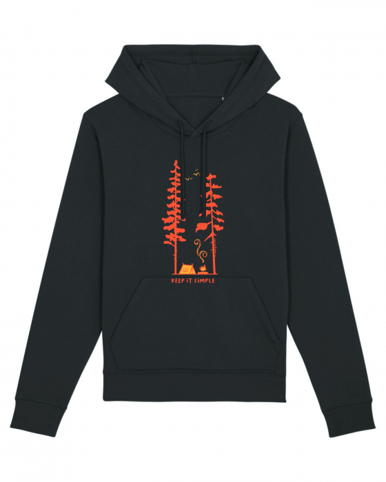 Hanorac unisex Keep it simple (camping in the woods) - UnderThePines.ro [1]