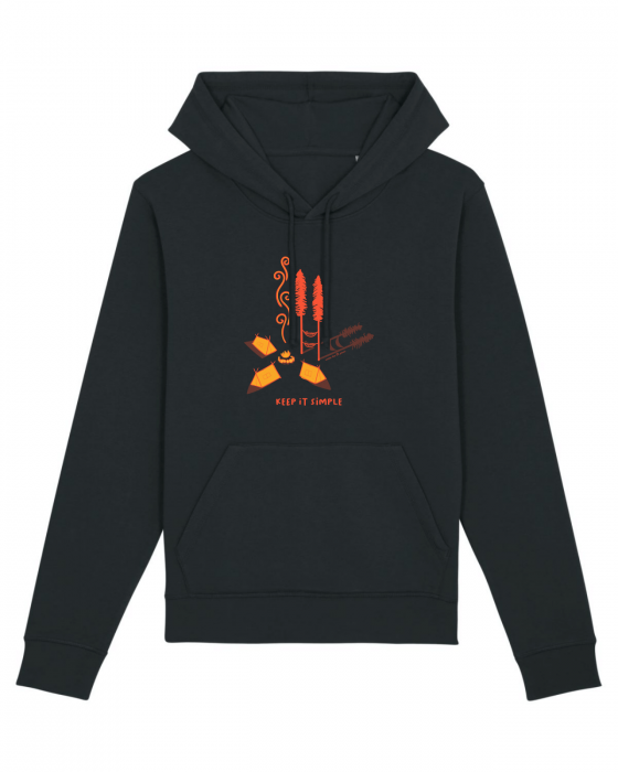 Hanorac unisex Keep it simple (camping with friends) - UnderThePines.ro [1]