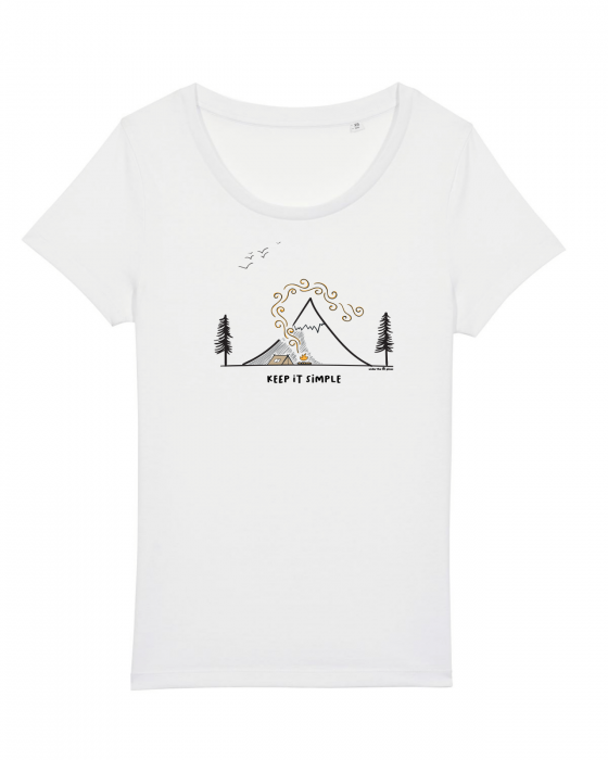 Tricou femei Keep it simple (at the base) - UnderThePines.ro [1]