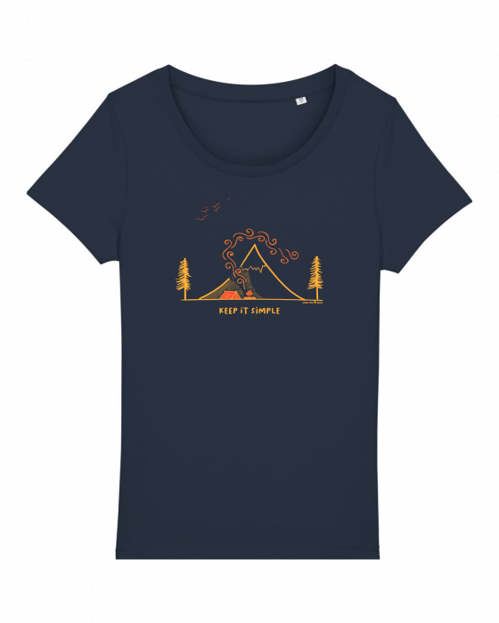 Tricou femei Keep it simple (at the base) - UnderThePines.ro [1]