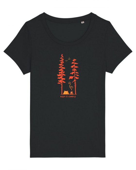 Tricou femei Keep it simple (camping in the woods) - UnderThePines.ro [1]