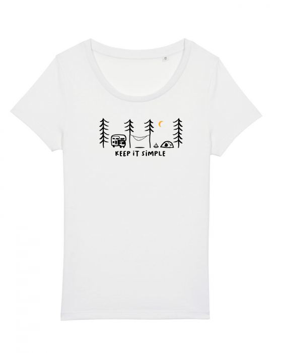 Tricou femei Keep it simple (camping life) - UnderThePines.ro [1]