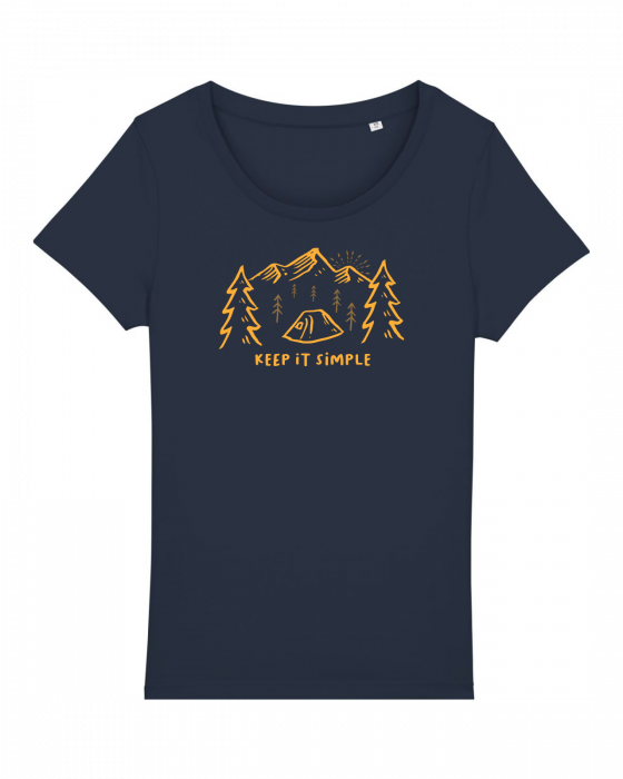 Tricou femei Keep it simple (mountain view) - UnderThePines.ro [1]