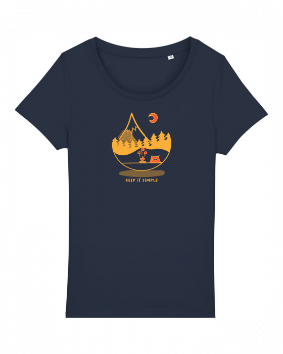 Tricou femei Keep it simple (silent night) - UnderThePines.ro [1]
