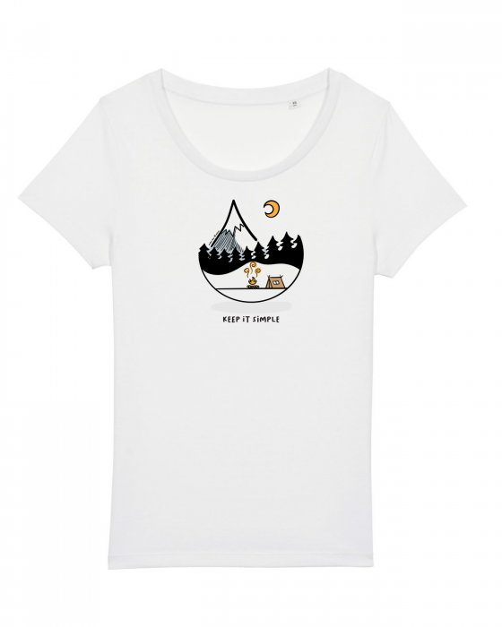 Tricou femei Keep it simple (silent night) - UnderThePines.ro [1]