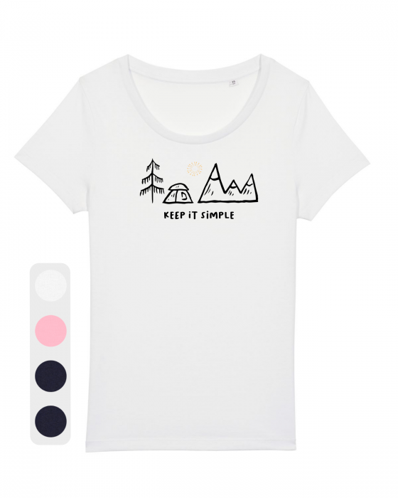 Tricou femei Keep it simple (sunny day) - UnderThePines.ro [1]