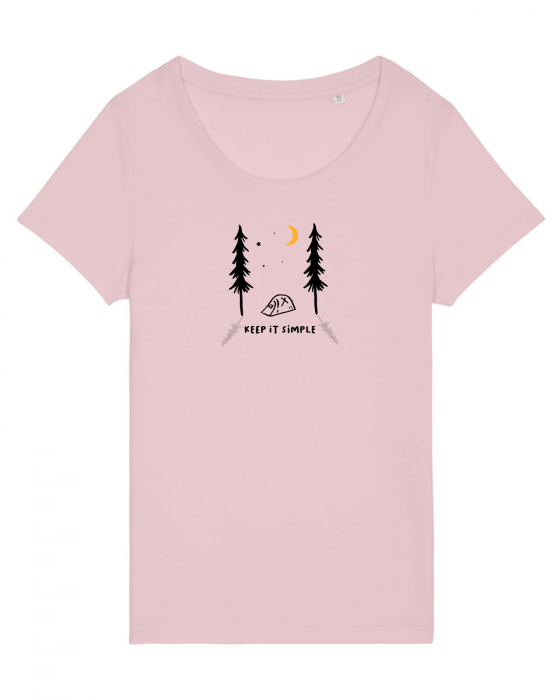 Tricou femei Keep it simple (under the moon) - UnderThePines.ro [1]