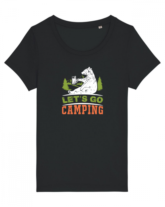 Tricou femei Let's go camping - UnderThePines.ro [1]