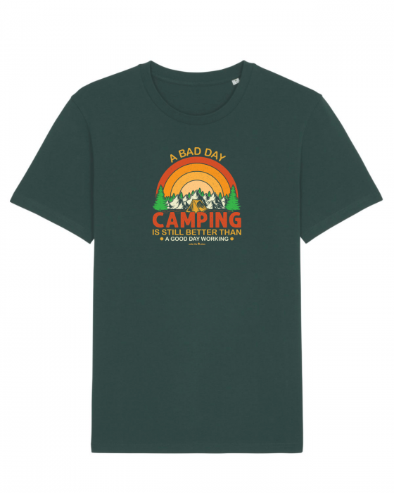 Tricou unisex Camping is Better - UnderThePines.ro [1]