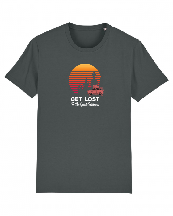 Tricou unisex Get Lost - UnderThePines.ro [1]