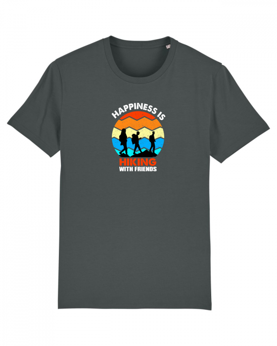Tricou unisex Hiking with friends - UnderThePines.ro [1]