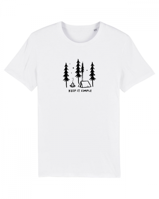 Tricou unisex Keep it simple (under the pines) - UnderThePines.ro [1]